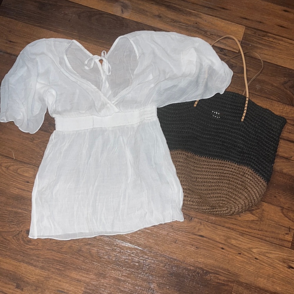 BEACH BAG AND COVER UP !!!